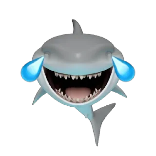 Sticker from Iphone Stickers shark 🦈