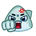 👊 emoji Shark Emoji @xkysluv Telegram sticker 13 of 40