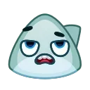 🙄 emoji Shark Emoji @xkysluv Telegram sticker 19 of 40