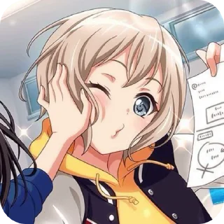 Sticker from Aoba Moka by @mimoruty