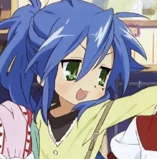 💙 emoji Me core | Konata Izumi Telegram sticker 6 of 101
