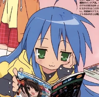 💙 emoji Me core | Konata Izumi Telegram sticker 14 of 101