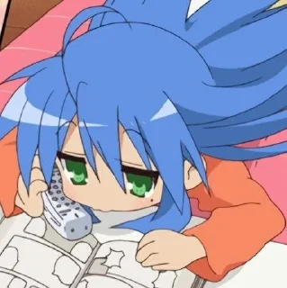 💙 emoji Me core | Konata Izumi Telegram sticker 13 of 101