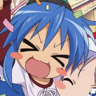 💙 emoji Me core | Konata Izumi Telegram sticker 20 of 101