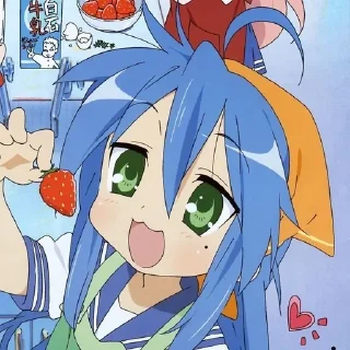 💙 emoji Me core | Konata Izumi Telegram sticker 7 of 101