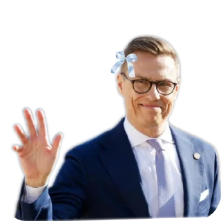 ✋ emoji Александр Стубб🇫🇮 ➡️ @Ctikerubot Telegram sticker 19 of 92