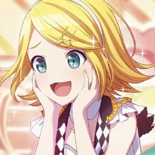 🌾 emoji Kagamine rin by @yorsshop Telegram sticker 11 of 15