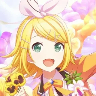 🌟 emoji Kagamine rin by @yorsshop Telegram sticker 7 of 15