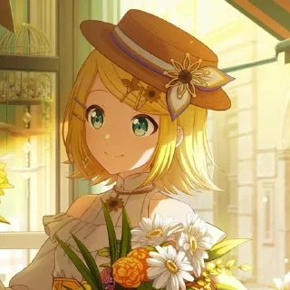 🌾 emoji Kagamine rin by @yorsshop Telegram sticker 13 of 15