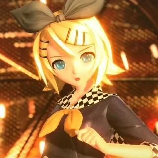 🌾 emoji Kagamine rin by @yorsshop Telegram sticker 8 of 15
