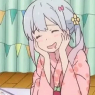 🍡 emoji Izumi Sagiri @kiwiys Telegram sticker 23 of 97