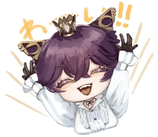 💎 emoji ꒰  ྀི◞ ◟ ꒱  @mewsticks  ܀ ⊹ ˚ Telegram sticker 5 of 40