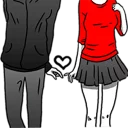 ❤ emoji Couple in love Telegram sticker 7 of 119