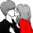 ❤ emoji Couple in love Telegram sticker 5 of 119