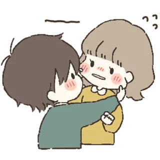 🤗 emoji Couple in love Telegram sticker 21 of 41
