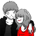 Sticker from Couple in love