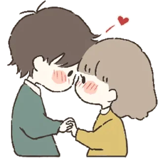 ☺️ emoji Couple in love Telegram sticker 24 of 41