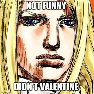 Sticker from funny valentine