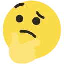 🤔 emoji TikTok Emoji HD @xkysluv Telegram sticker 23 of 46