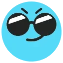 😎 emoji TikTok Emoji HD @xkysluv Telegram sticker 17 of 46