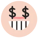 🤑 emoji TikTok Emoji HD @xkysluv Telegram sticker 22 of 46