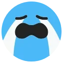 😭 emoji TikTok Emoji HD @xkysluv Telegram sticker 5 of 46