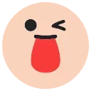 😜 emoji TikTok Emoji HD @xkysluv Telegram sticker 21 of 46