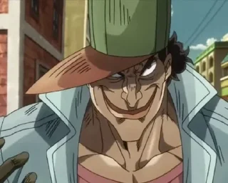 Sticker from jjba