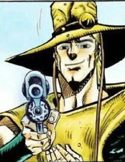 Sticker from jjba