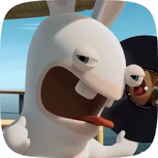 🌟 emoji Бешеные кролики by @AgmaGedDon Telegram sticker 16 of 89