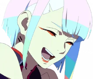 Sticker from Cyberpunk: Edgerunners/ @Akunostickers