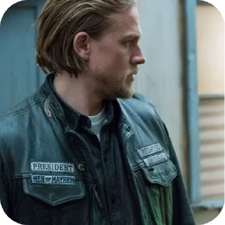 🤨 emoji Jax Teller (1) @cemetery_official Telegram sticker 21 of 30