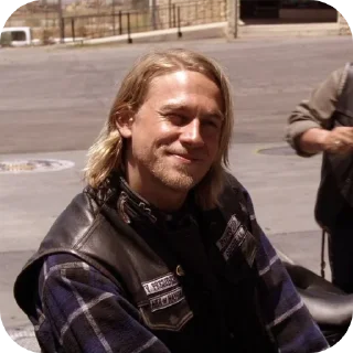 ☺ emoji Jax Teller (1) @cemetery_official Telegram sticker 5 of 30