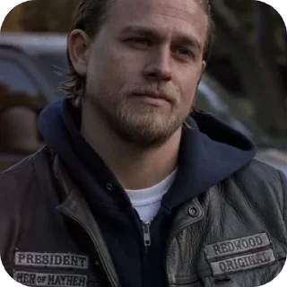 😕 emoji Jax Teller (1) @cemetery_official Telegram sticker 2 of 30
