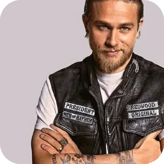 😏 emoji Jax Teller (1) @cemetery_official Telegram sticker 6 of 30