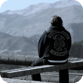 💀 emoji Jax Teller (1) @cemetery_official Telegram sticker 3 of 30