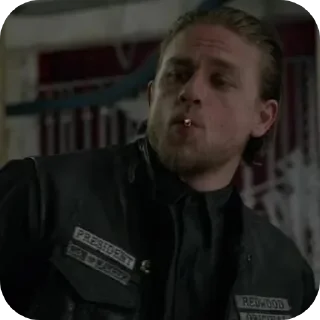 🚬 emoji Jax Teller (1) @cemetery_official Telegram sticker 24 of 30