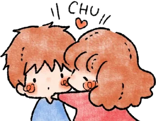 ohanashi stamp ~couple~ :: @line_stickers sticker 2