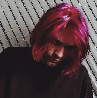 Sticker from kurt cobain