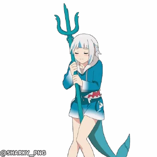 🥰 emoji @Sharky_png Gawr Gura Telegram sticker 21 of 69