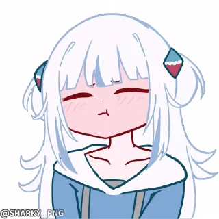 😖 emoji @Sharky_png Gawr Gura Telegram sticker 9 of 69