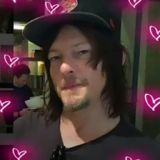 💗 emoji Norman Reedus Telegram sticker 8 of 32