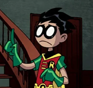 Sticker from Robin (Teen titans 2003)