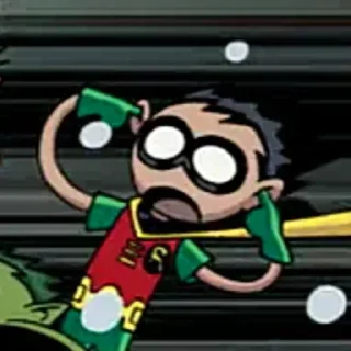 Sticker from Robin (Teen titans 2003)