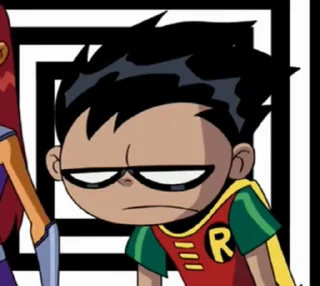 Sticker from Robin (Teen titans 2003)