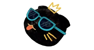 Sticker from Кот Бублик