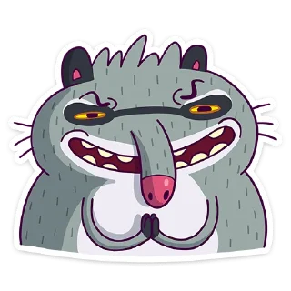 😈 emoji Полоскун Бублик (@TgSticker) Telegram sticker 18 of 48