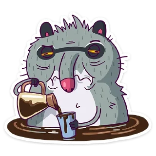 🥱 emoji Полоскун Бублик (@TgSticker) Telegram sticker 23 of 48