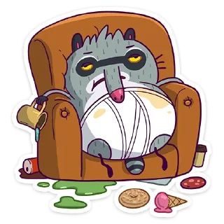 🤤 emoji Полоскун Бублик (@TgSticker) Telegram sticker 21 of 48