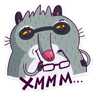 🤔 emoji Полоскун Бублик (@TgSticker) Telegram sticker 24 of 48